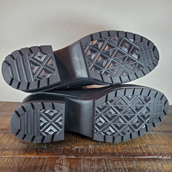 Converse Chuck 70 De Luxe Mens Size 11 Heeled Shoes Leather Black A06145C - Picture 9 of 11